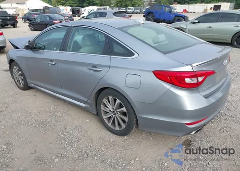 2015 Hyundai Sonata Sport из США, поврежденный, VIN 5NPE34AF9FH047580